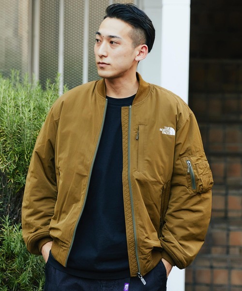 新品タグ付き 海外限定 ノースフェイス MA-1 ボンバージャケット L THE