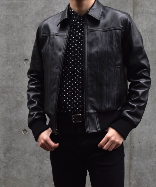 MINEDENIM（マインデニム）の「Sheep Leather Zipup JKT（ブルゾン