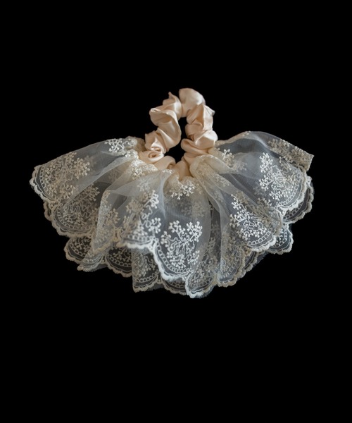 Veiled Lace Chouchou / ヴェールレースシュシュ（シュシュ）｜Carmelo