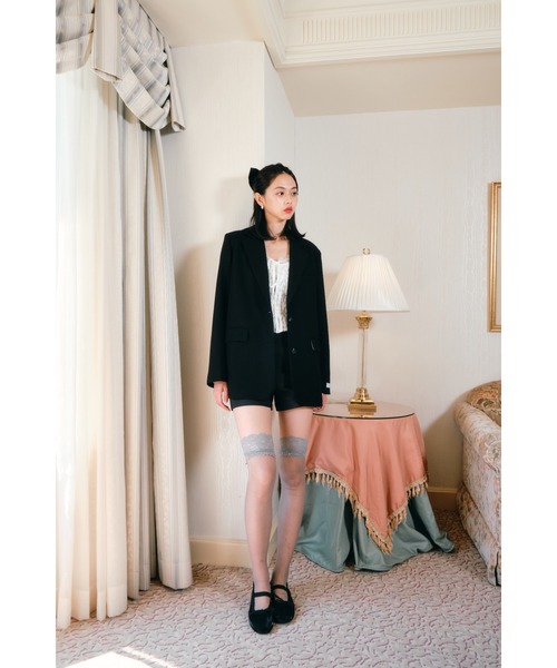 Smyeon（スミョン）の「Embroidery tailored jacket/刺繍入り