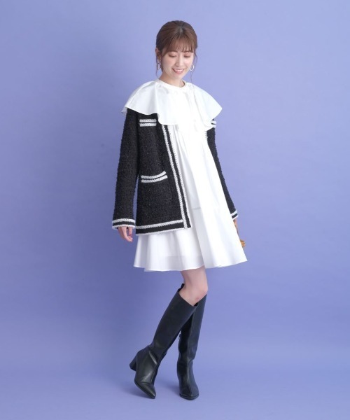 Apuweiser-riche（アプワイザーリッシェ）の「シャギーツイードニット