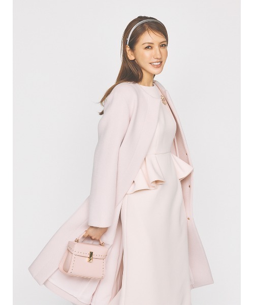 CELFORD（セルフォード）の「ロングスリーブペプラムタイトワンピース