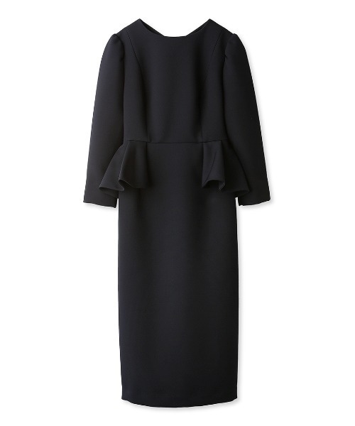 CELFORD（セルフォード）の「ロングスリーブペプラムタイトワンピース