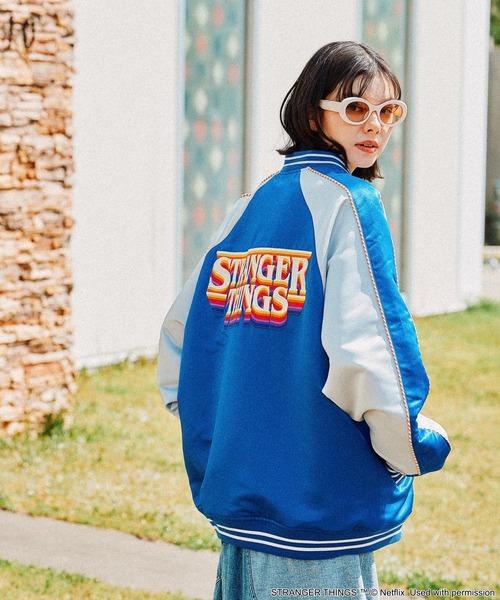 STRANGER THINGS】コラボ リバーシブルブルゾン（ブルゾン）｜niko and