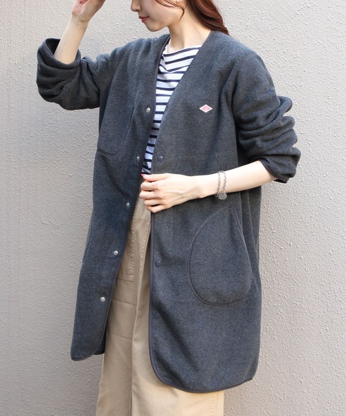 DANTON（ダントン）の「DANTON/ダントン フリースカラーレスコート
