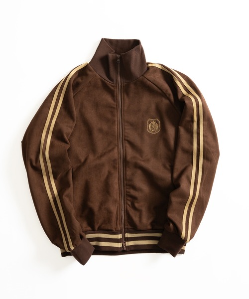 FAKE SUEDE TRACK JACKET/フェイクスエードトラックジャケット