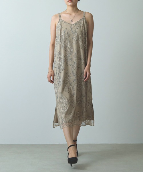 Kana Aラインシアーワンピース　結婚式　オケージョンドレス Kana ドレス 「低身長用サイズあり」 Aライン シアー オーバー