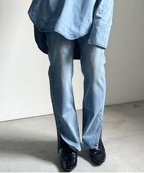 SLIM STRAIGHT DENIM PANTS（デニムパンツ）｜Ameri（アメリ）の
