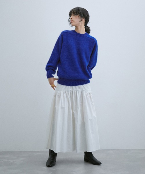 BATONER（バトナー）の「【BATONER】men PURE MOHAIR CREW NECK