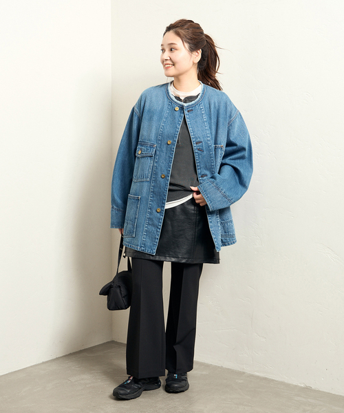 セール】《追加3》デニムカバーオール（デニムジャケット）｜JOURNAL