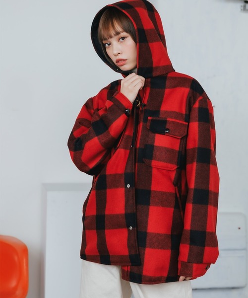 orSlow（オアスロウ）の「orSlow/オアスロウ HOODED REVERSIBLE WOOL