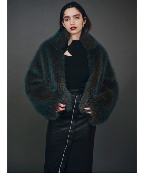 セール】MIXフェイクファーブルゾン（ブルゾン）｜MURUA（ムルーア）の