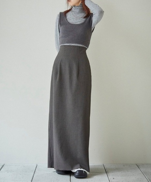 TODAYFUL/トゥデイフル】Cutoff Pencil Skirt/カットオフペンシル