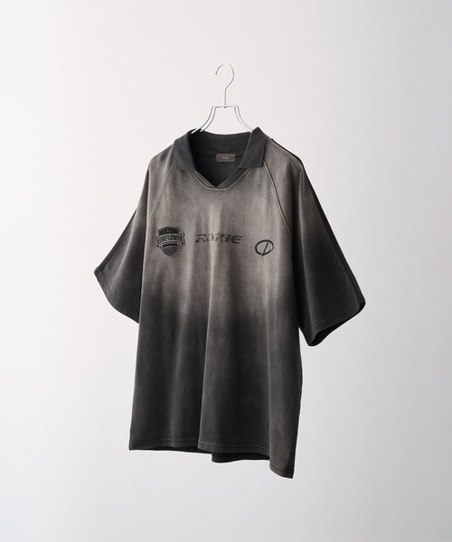 CLEL】Heavyweight Vintage Design Short Sleeve Game T-shirt