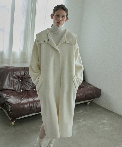 LE CIEL BLEU（ルシェルブルー）の「フードオーバーコート / Hooded