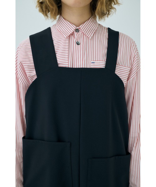 ナゴンスタンス ブラック サロペットスカート S nagonstans ブラック