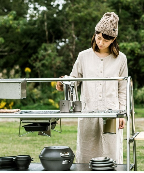 ステンレスキッチンテーブル（アウトドアグッズ）｜Snow Peak