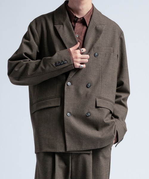 Wool mix tailored jacket / ウールミックステーラードジャケット