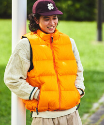 ダウンベスト（オレンジ/橙色系・ナイロン）ファッション通販 - ZOZOTOWN