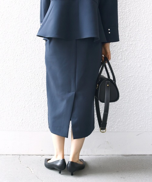 ZOZO限定】SHIPS.me:タイト スカート（セットアップ対応）（スカート