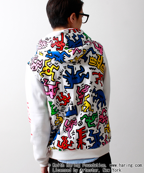 WEGO（ウィゴー）の「WEGO/Keith Haring(キースヘリング)ZIPパーカー