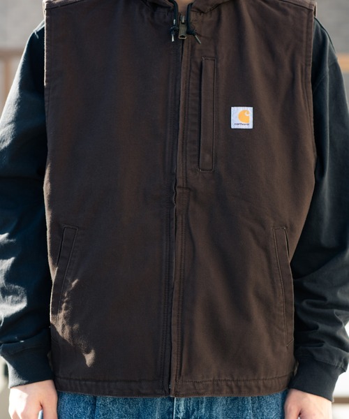 Carhartt（カーハート）の「Carhartt ダック裏地フリースフードベスト