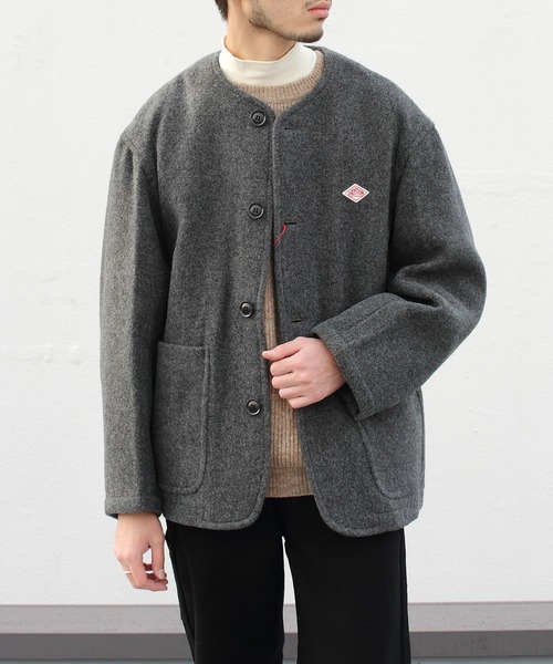 DANTON（ダントン）の「DANTON/ダントン ウールカラーレスジャケット