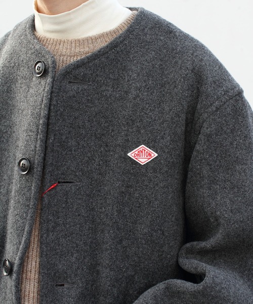 DANTON（ダントン）の「DANTON/ダントン ウールカラーレスジャケット