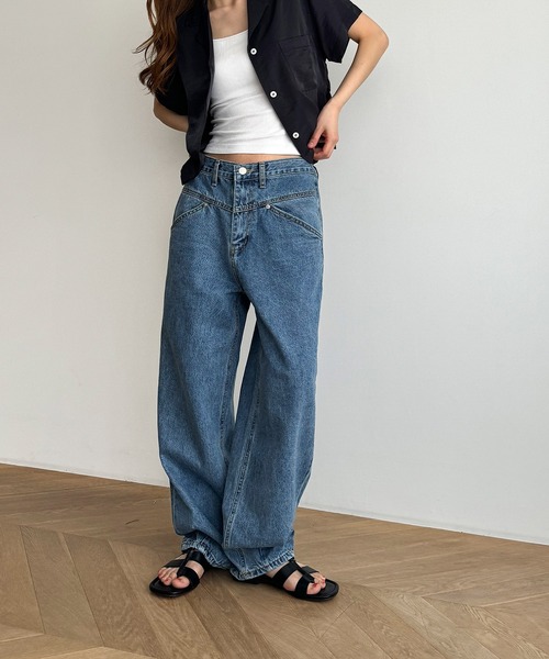 CANAL JEAN（キャナルジーン）の「El mar ヨークデニムパンツ（デニム