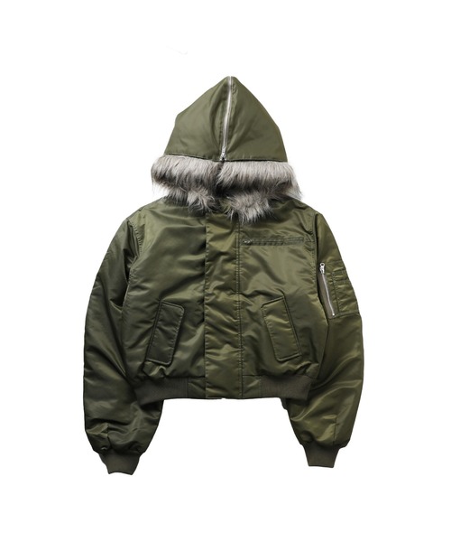 セール】N-2Bフライトミリタリーコンパクト中綿ジャッケット ナイロン