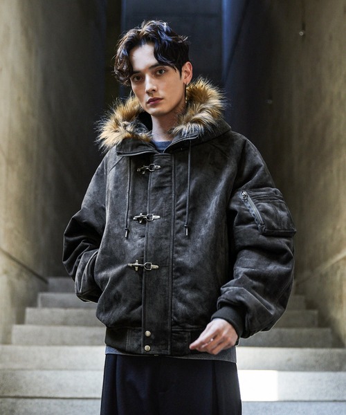CLEL（クレイル）の「【CLEL】Fireman Tech Fade N-2B Flight Jacket