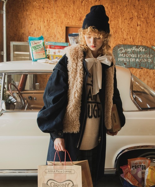 forksy.】ボリュームフェイクファーベスト forksy.│MONO-MART