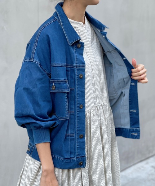 BEARDSLEY（ビアズリー）の「《FRIPIER》袖パフGジャン（デニム