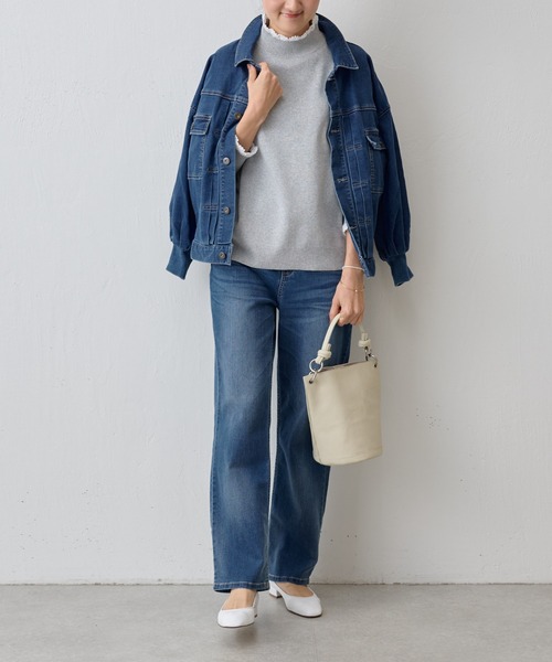 BEARDSLEY（ビアズリー）の「《FRIPIER》袖パフGジャン（デニム