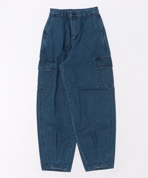 セール】Lee/リー カーヴィー ワイドカーゴパンツ デニム・カラー