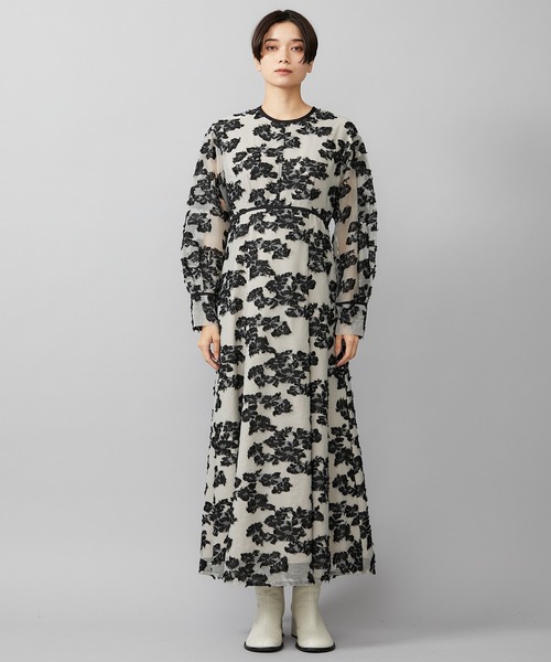 CLANE（クラネ）の「【CLANE(クラネ)】FLOW FLOWER JACQUARD ONE PIECE