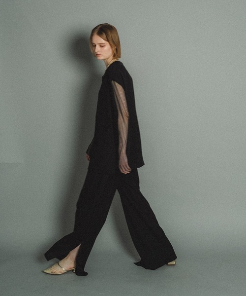 Manish vest setup（パンツドレス）｜et.UNiVER（エトユニベール）の