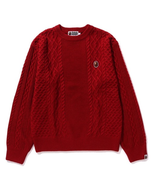 A BATHING APE（アベイシングエイプ）の「APE HEAD ONE POINT KNIT