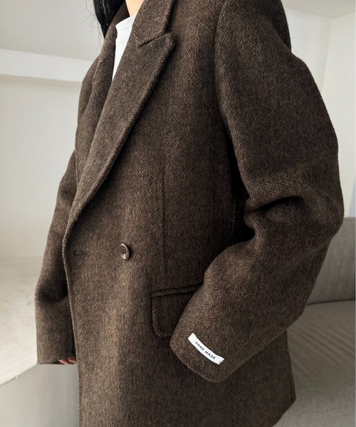 lawgy（ラウジー）の「handmade herringbone jacket outer