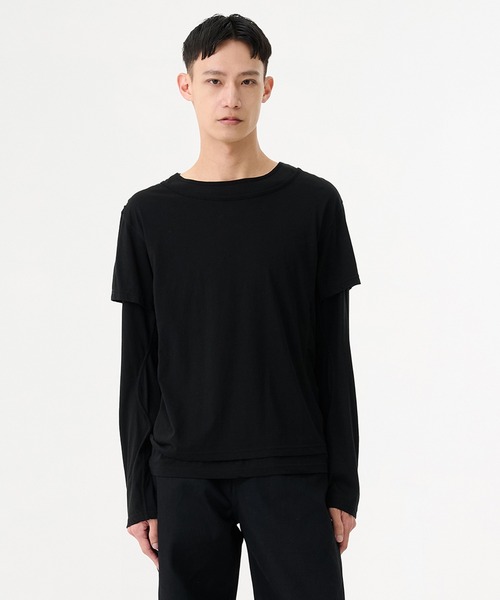 NVRFRGT（ネヴァーフォーゲット）の「別注 DOUBLE LAYERD LONG SLEEVE
