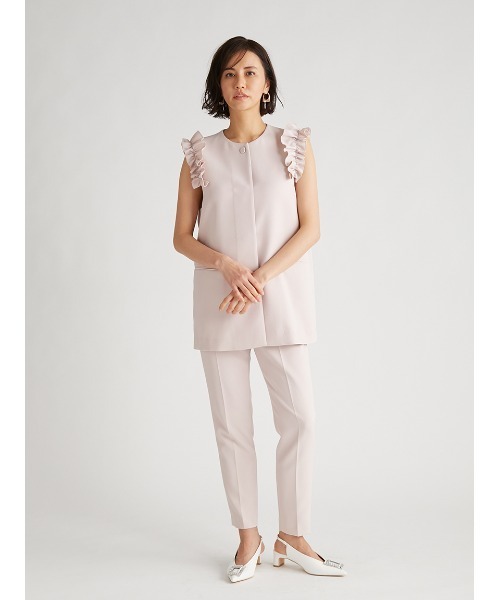 CELFORD（セルフォード）の「フリルスリーブジレ（その他アウター