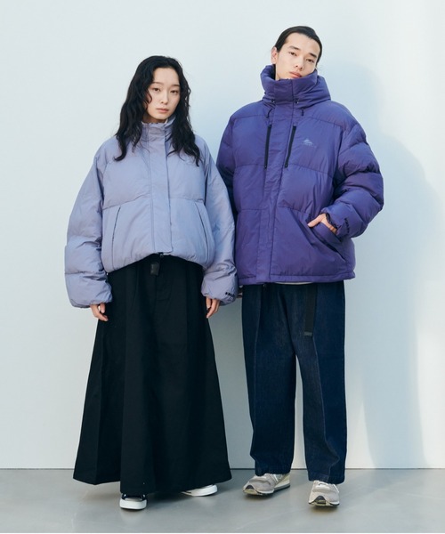 インサレーション クロップドジャケット（撥水）（ダウンジャケット