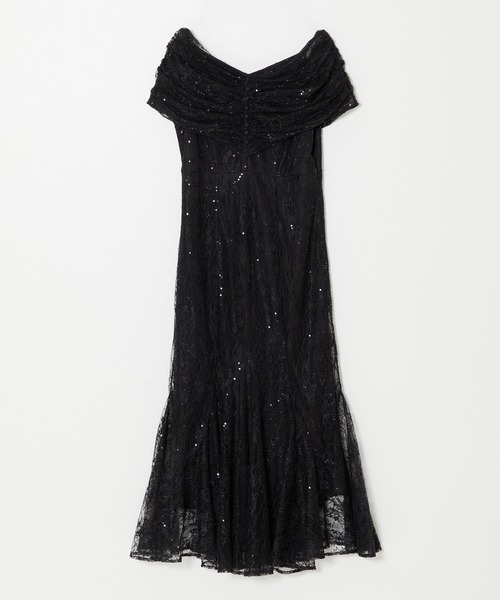 セール】【LEJA】2wayレース花柄オフショルダースパンコールマーメイド