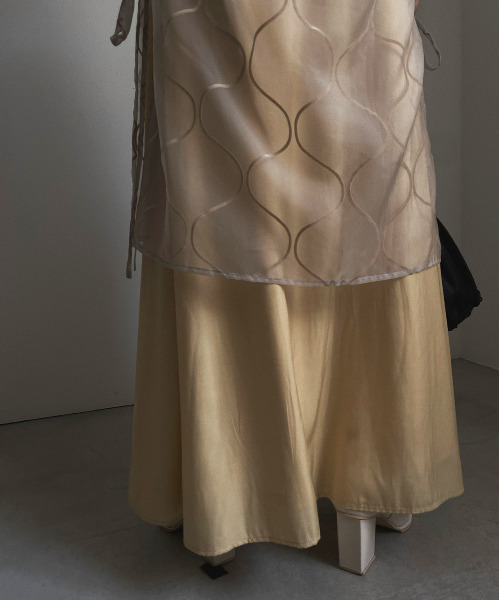 Ameri（アメリ）の「UNDULATE VEIL DRESS（ワンピース）」 - WEAR