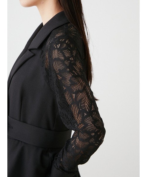 SNIDEL（スナイデル）の「スイッチングレースドレス（ワンピース