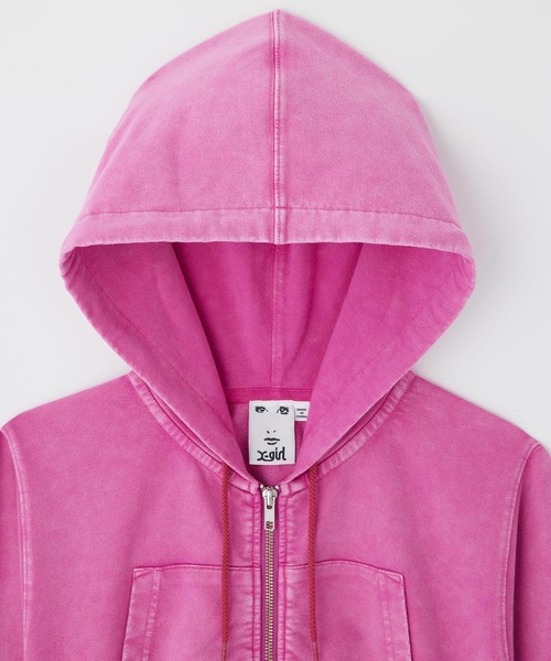 X-girl（エックスガール）の「COMPACT ZIP UP HOODIE（パーカー）」 - WEAR