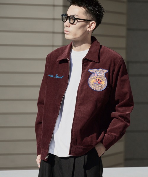 セール】HOUSTON / ヒューストン CORDUROY EMBROIDERY FFA JACKET FFA