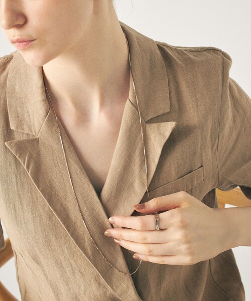 ete（エテ）の「○[ロウ] ベネチアンチェーン ロング ネックレス