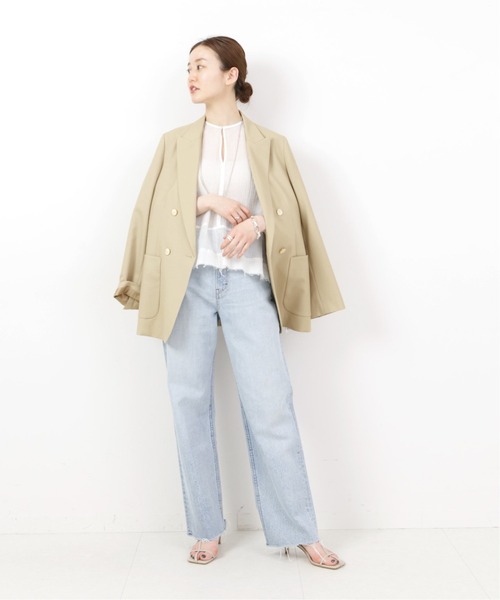 IENA（イエナ）の「ウールダブルブレストジャケット◇（テーラード