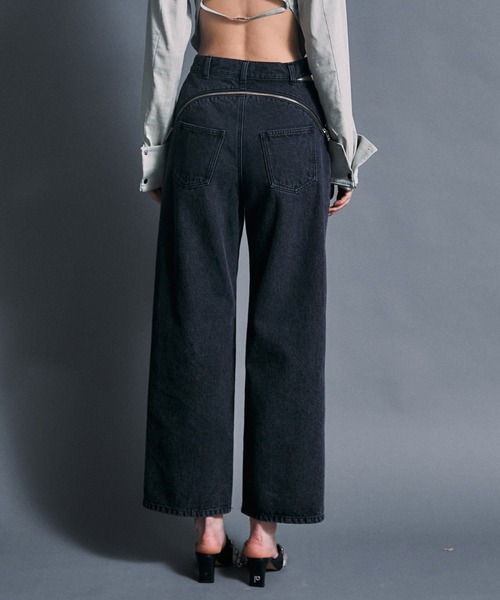 ロングファスナーデニム/Long Zipper Jeans